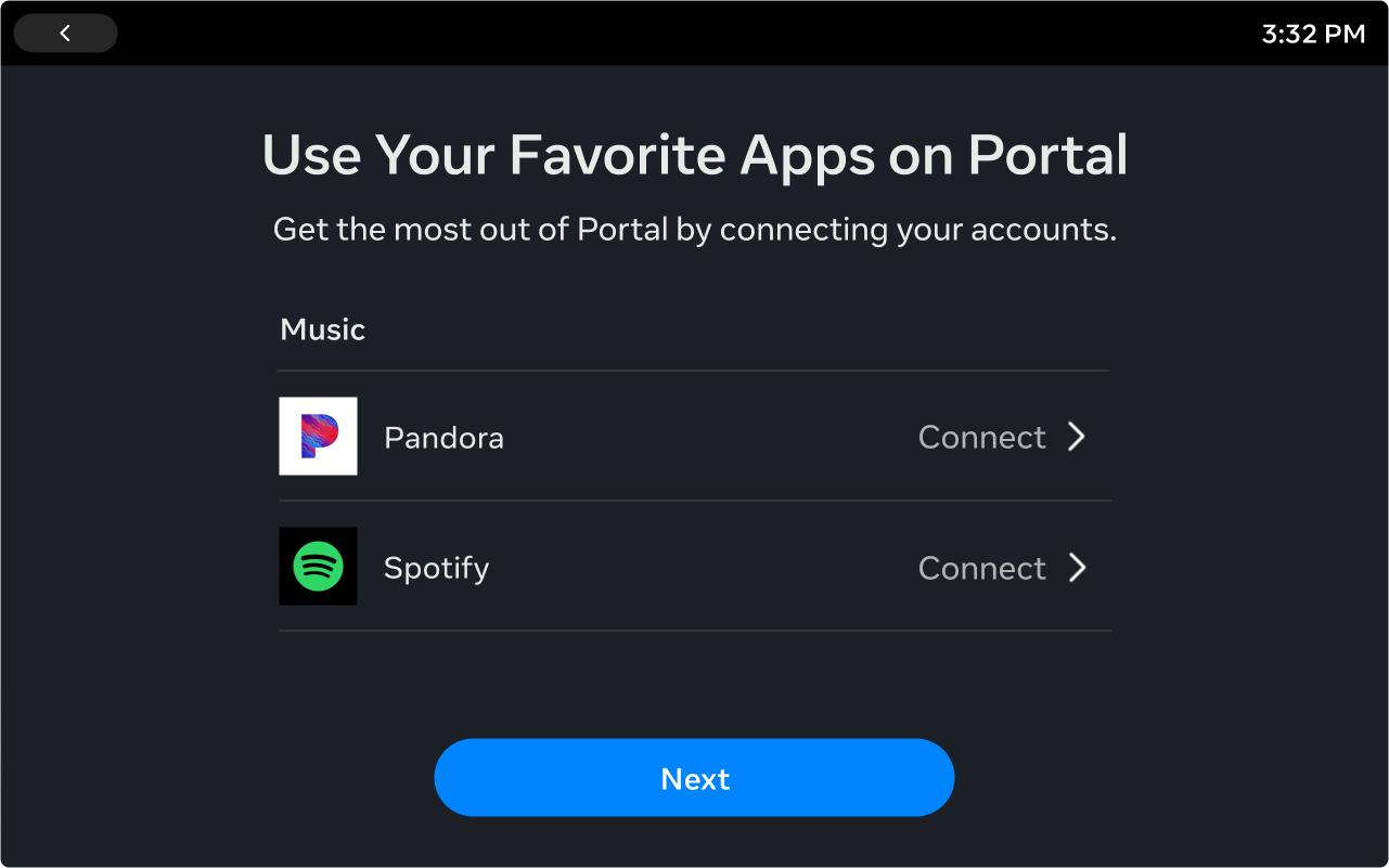 Portal Touch — Screen 3